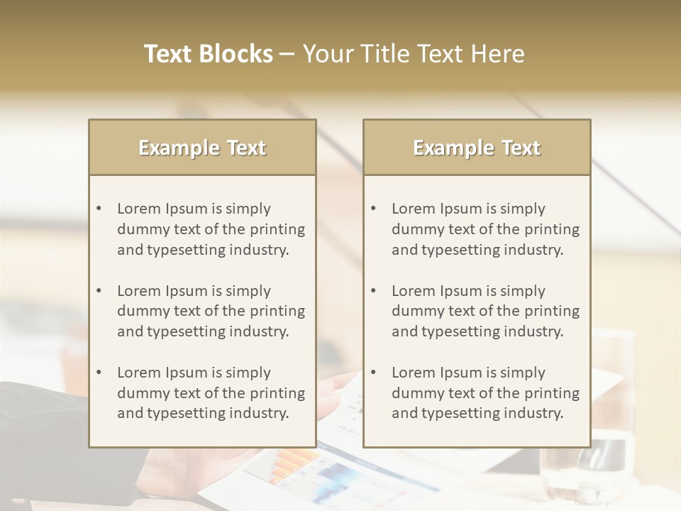 A Person Sitting At A Desk With Microphones In Front Of Them PowerPoint Template