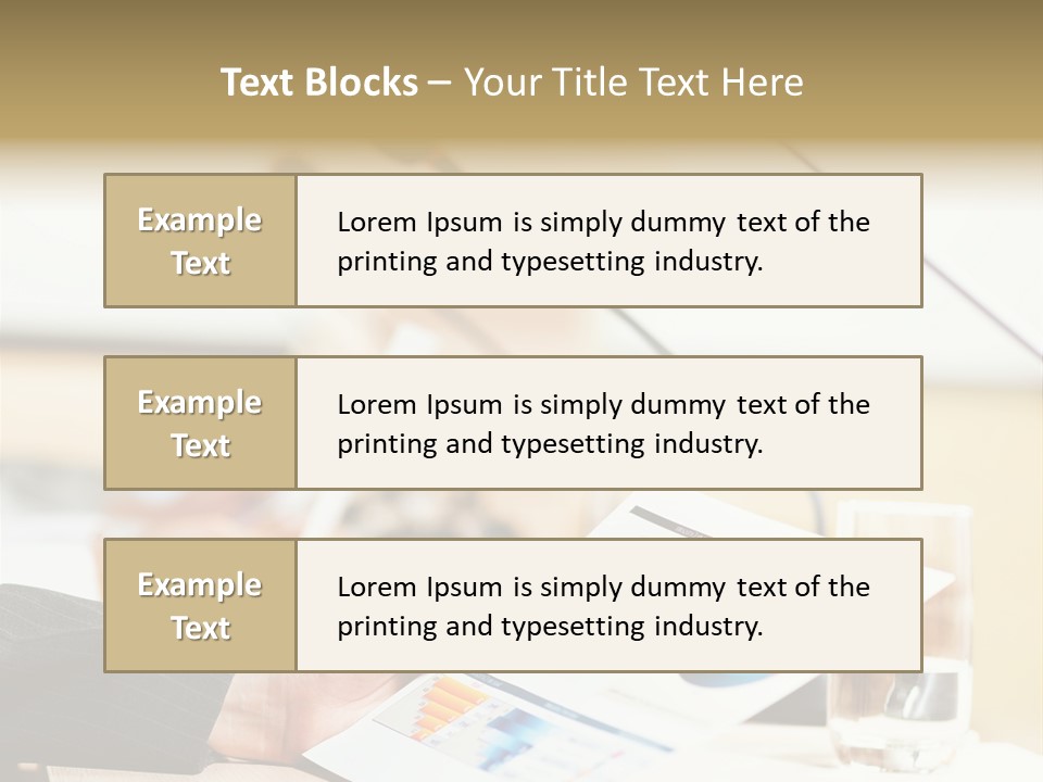 A Person Sitting At A Desk With Microphones In Front Of Them PowerPoint Template