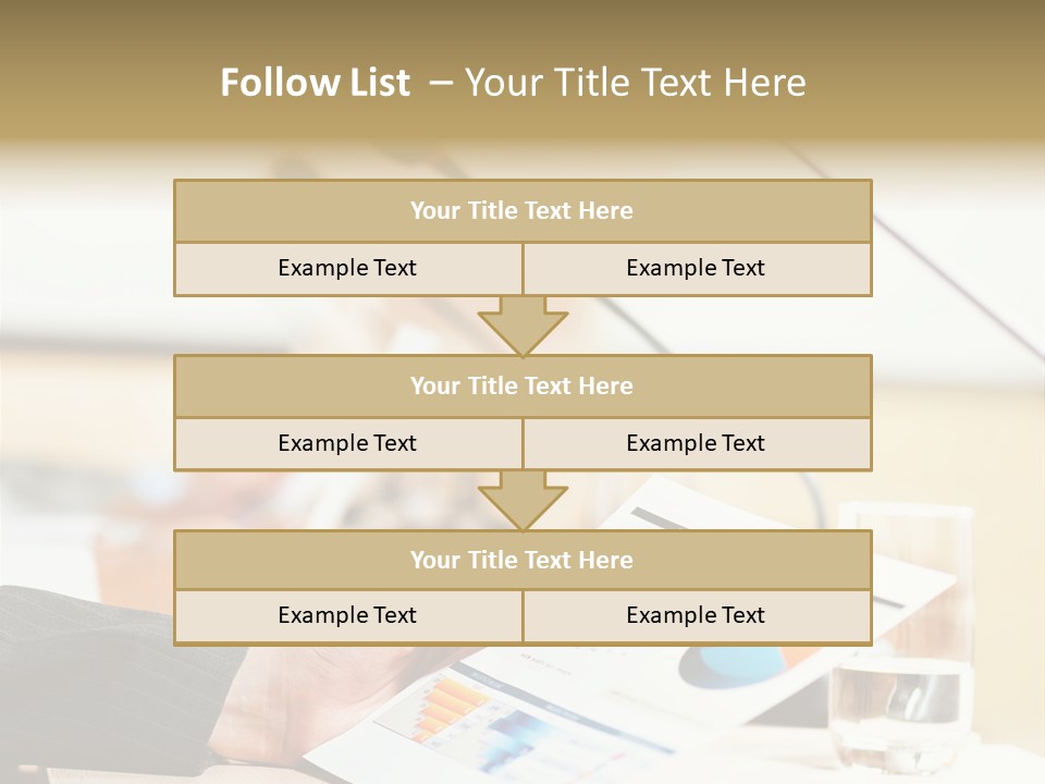 A Person Sitting At A Desk With Microphones In Front Of Them PowerPoint Template