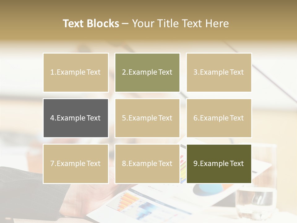 A Person Sitting At A Desk With Microphones In Front Of Them PowerPoint Template