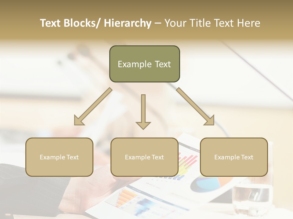 A Person Sitting At A Desk With Microphones In Front Of Them PowerPoint Template