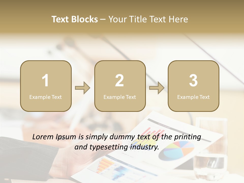 A Person Sitting At A Desk With Microphones In Front Of Them PowerPoint Template