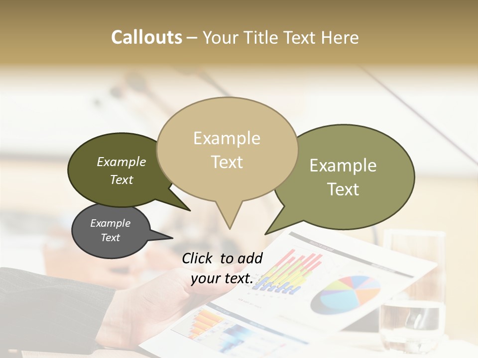 A Person Sitting At A Desk With Microphones In Front Of Them PowerPoint Template