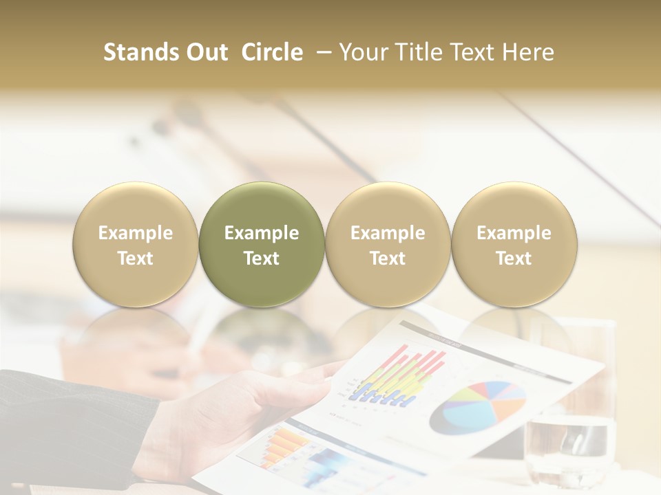 A Person Sitting At A Desk With Microphones In Front Of Them PowerPoint Template