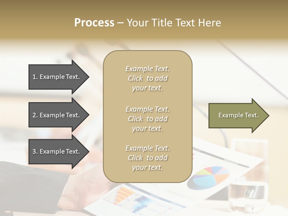 A Person Sitting At A Desk With Microphones In Front Of Them PowerPoint Template