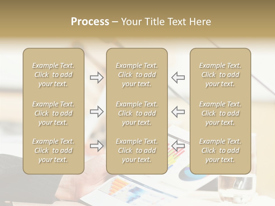 A Person Sitting At A Desk With Microphones In Front Of Them PowerPoint Template