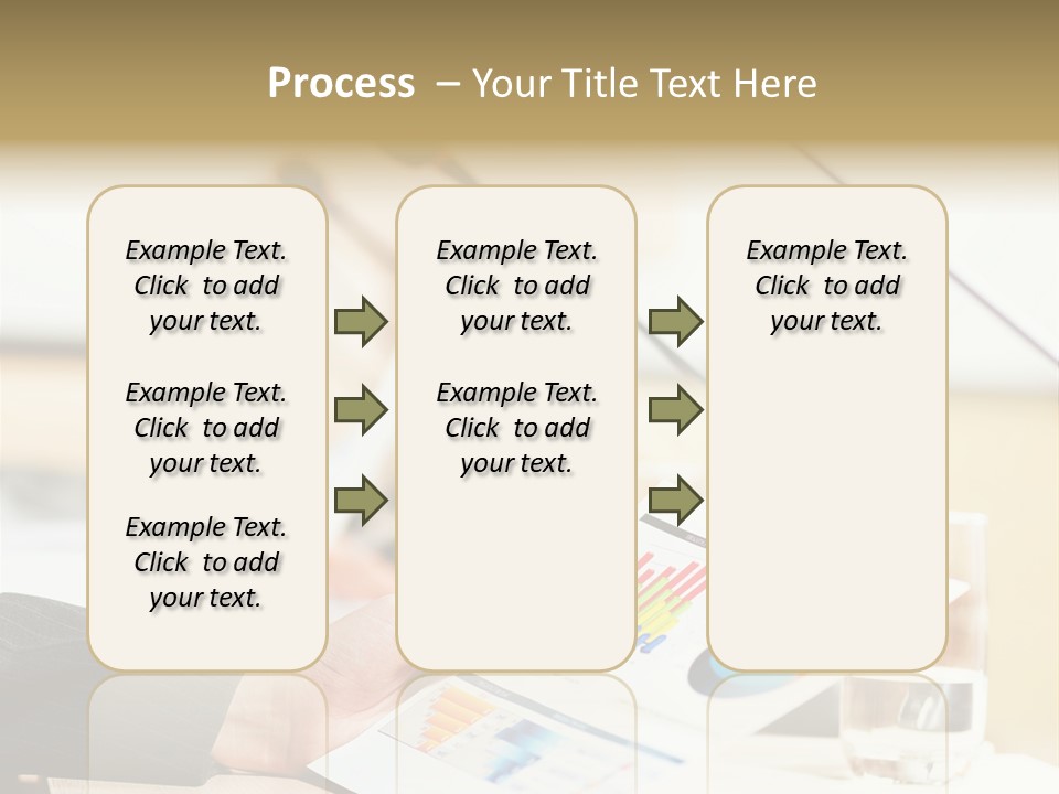 A Person Sitting At A Desk With Microphones In Front Of Them PowerPoint Template