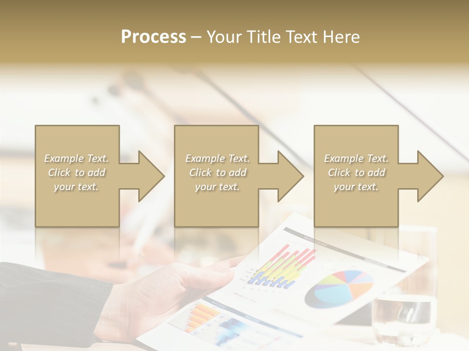 A Person Sitting At A Desk With Microphones In Front Of Them PowerPoint Template