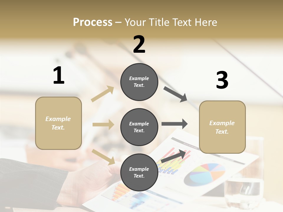 A Person Sitting At A Desk With Microphones In Front Of Them PowerPoint Template