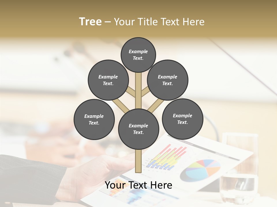 A Person Sitting At A Desk With Microphones In Front Of Them PowerPoint Template