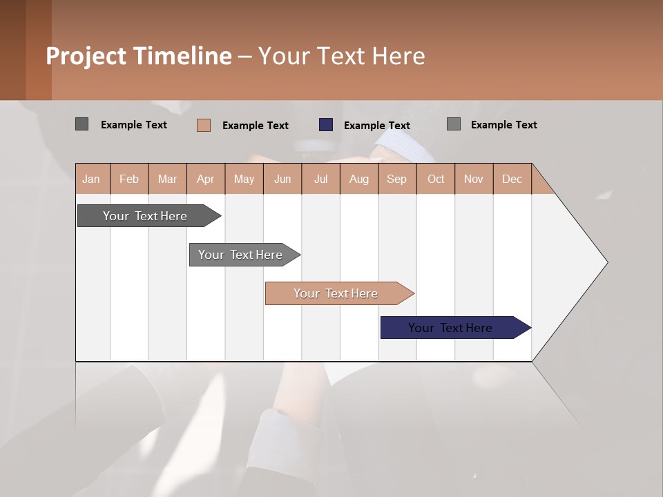 A Group Of People Putting Their Hands Together PowerPoint Template