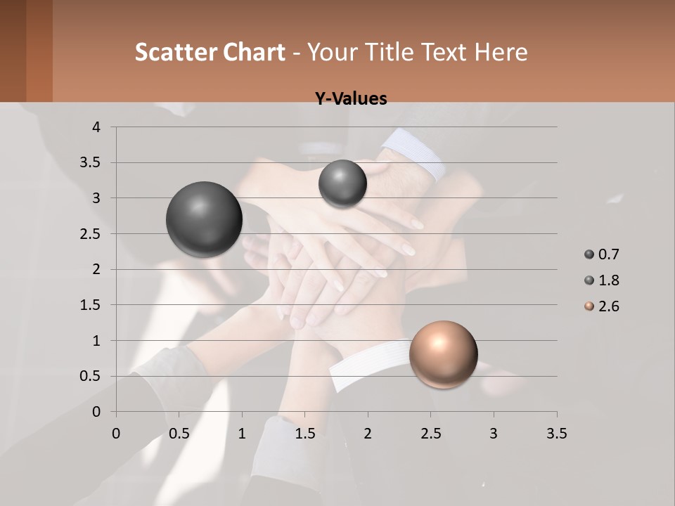 A Group Of People Putting Their Hands Together PowerPoint Template