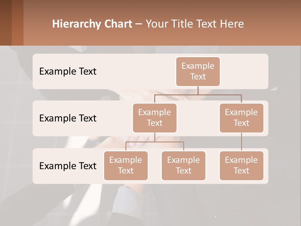 A Group Of People Putting Their Hands Together PowerPoint Template