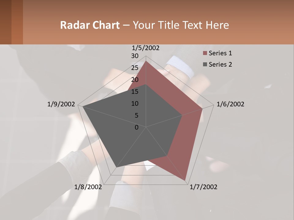 A Group Of People Putting Their Hands Together PowerPoint Template