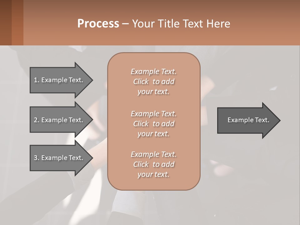 A Group Of People Putting Their Hands Together PowerPoint Template