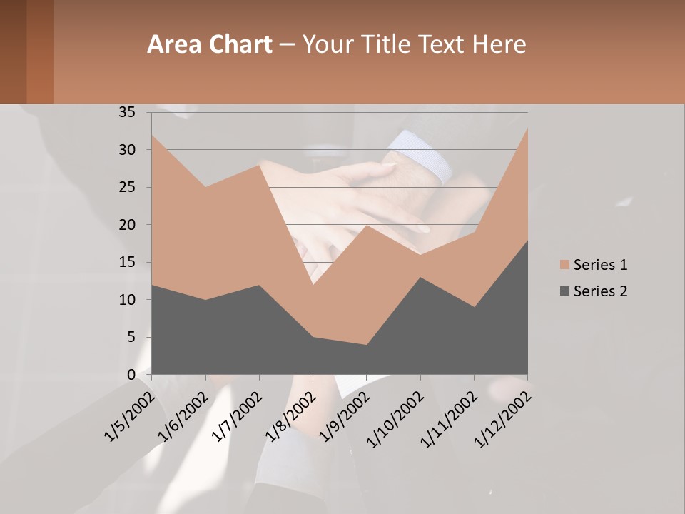 A Group Of People Putting Their Hands Together PowerPoint Template