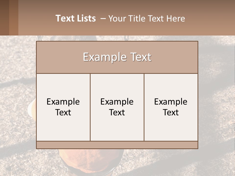 A Little Boy Sitting On A Swing In A Playground PowerPoint Template
