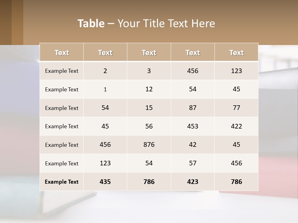 A Young Boy Sitting At A Table With A Pile Of Books PowerPoint Template