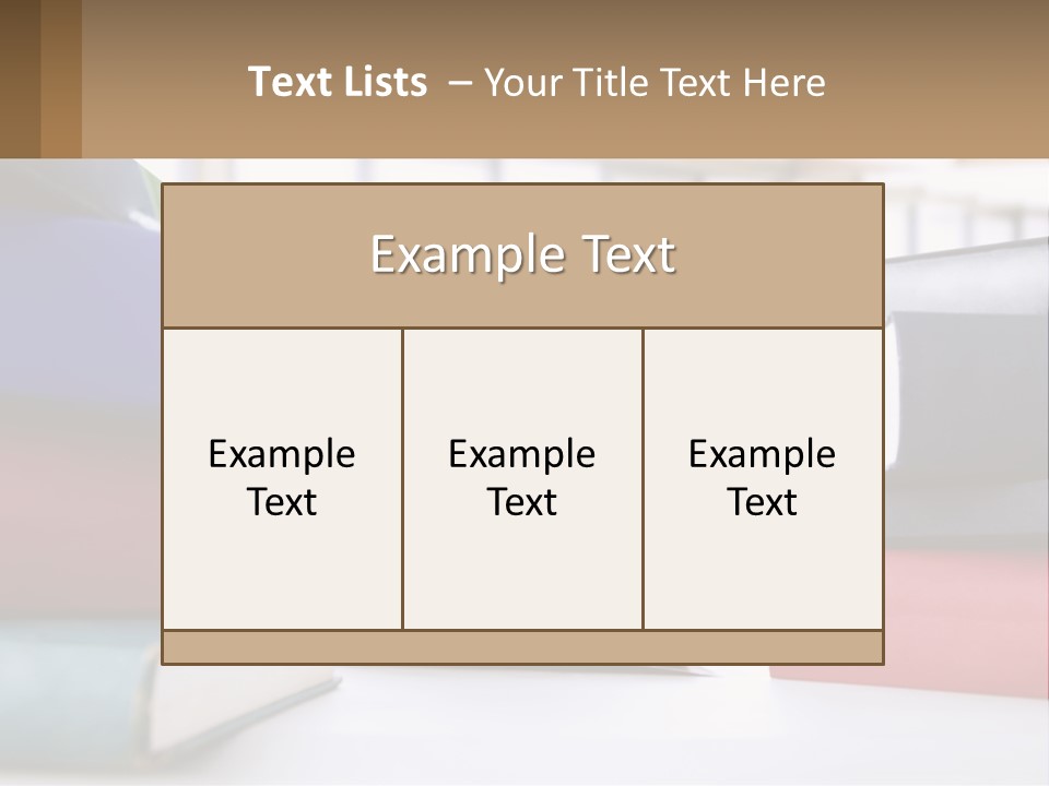 A Young Boy Sitting At A Table With A Pile Of Books PowerPoint Template