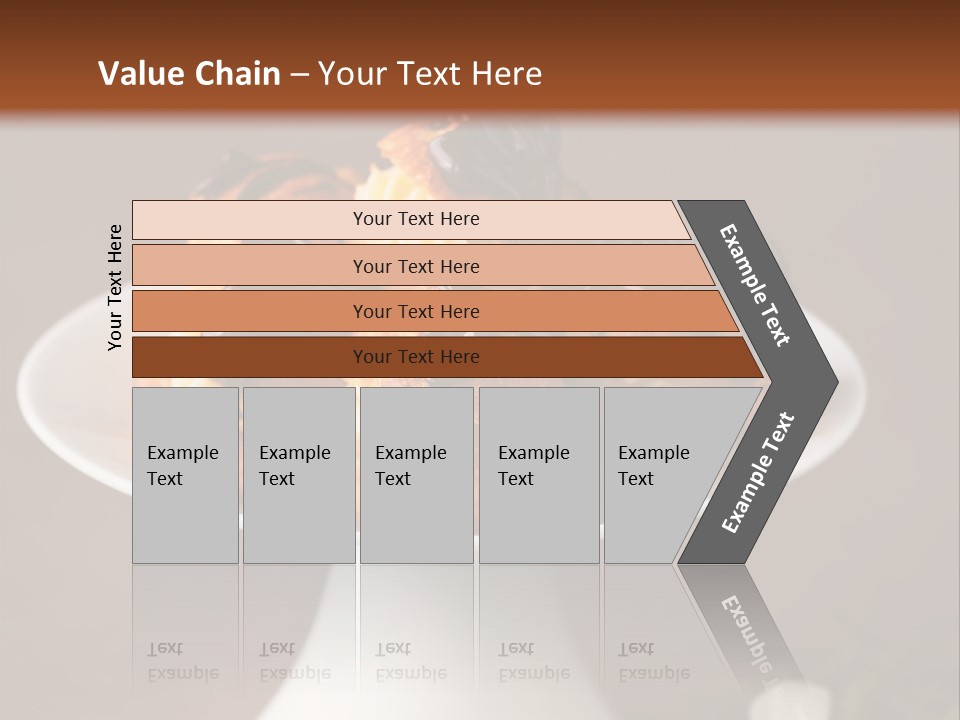 A Plate Of Pastries On A Table With Flowers PowerPoint Template