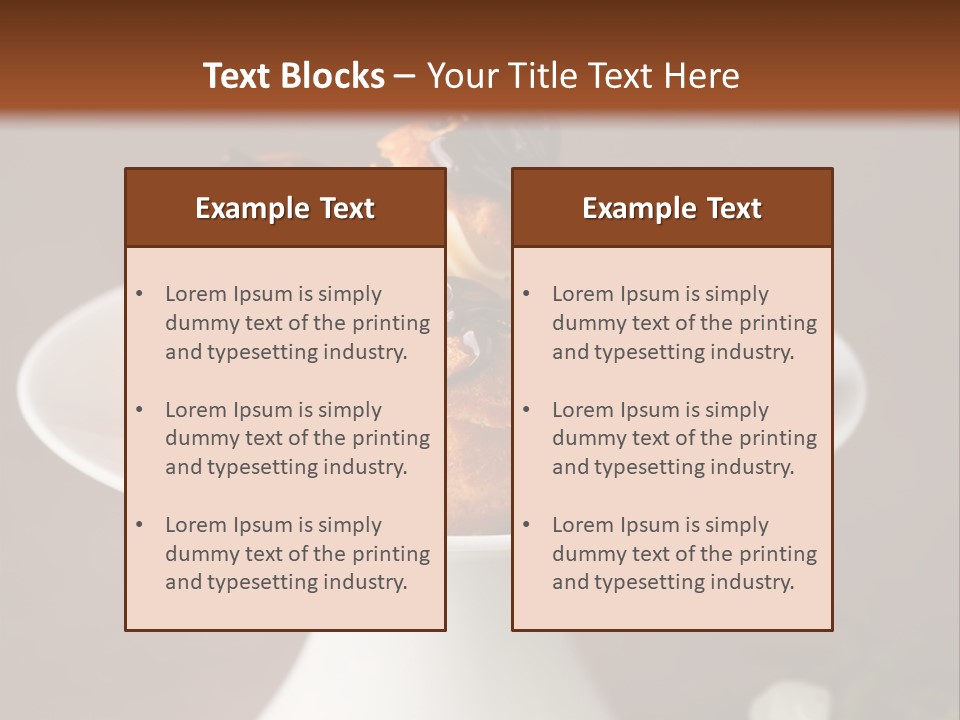 A Plate Of Pastries On A Table With Flowers PowerPoint Template