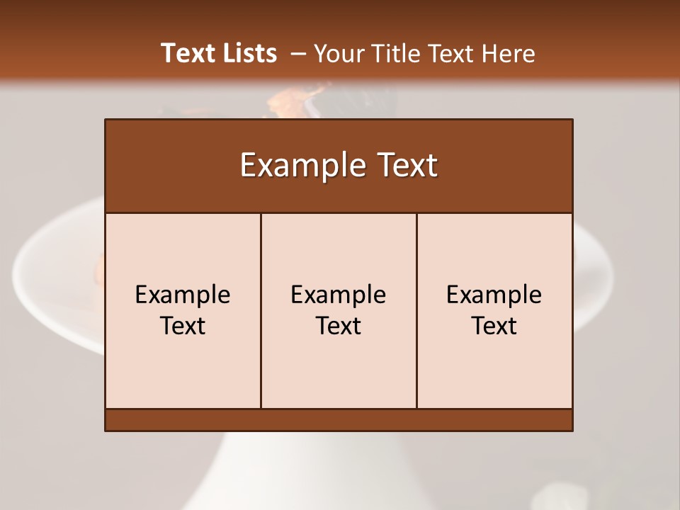 A Plate Of Pastries On A Table With Flowers PowerPoint Template