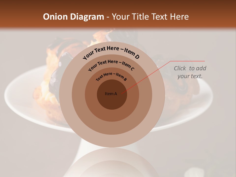A Plate Of Pastries On A Table With Flowers PowerPoint Template