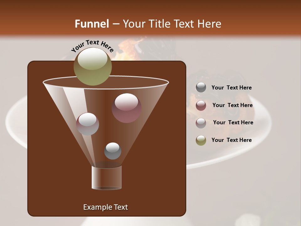 A Plate Of Pastries On A Table With Flowers PowerPoint Template