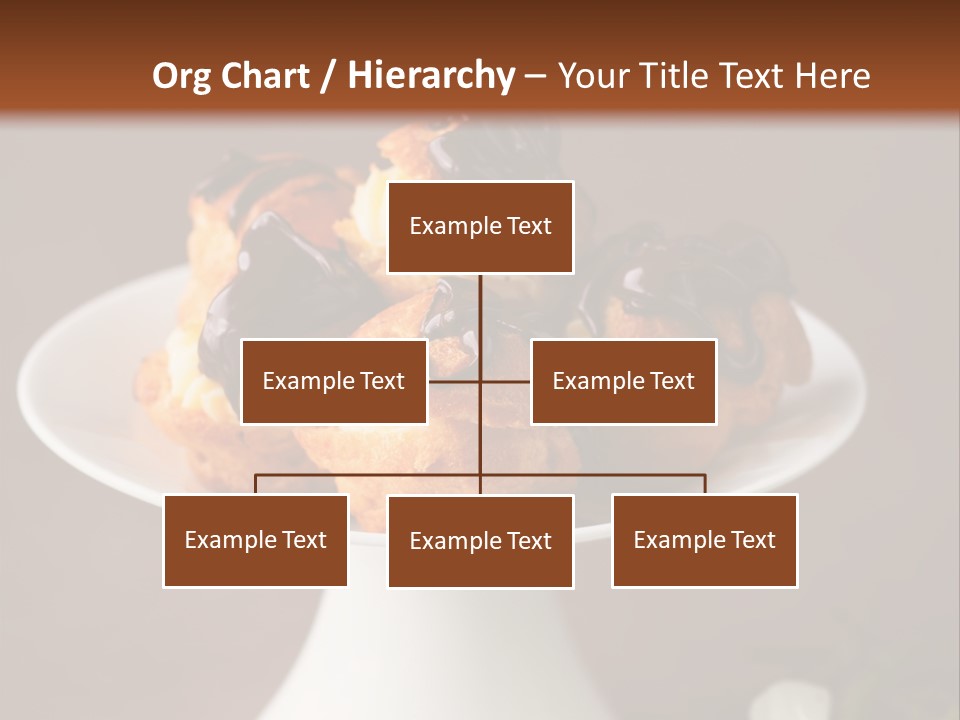 A Plate Of Pastries On A Table With Flowers PowerPoint Template