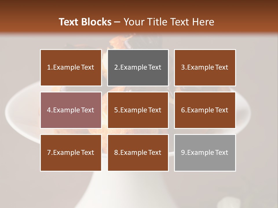 A Plate Of Pastries On A Table With Flowers PowerPoint Template