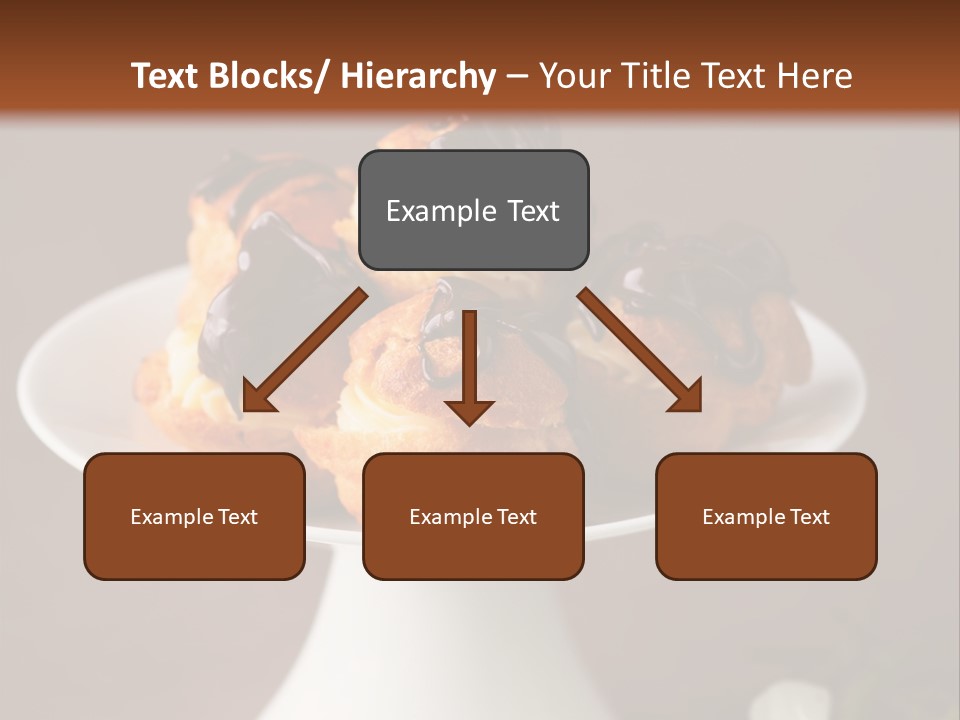 A Plate Of Pastries On A Table With Flowers PowerPoint Template
