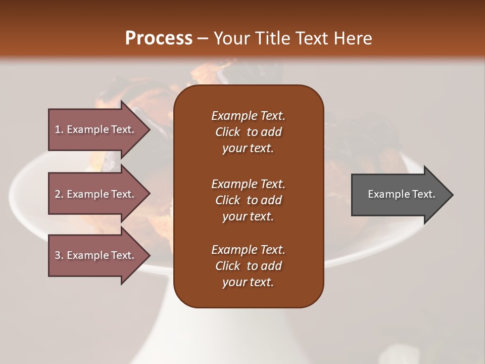 A Plate Of Pastries On A Table With Flowers PowerPoint Template