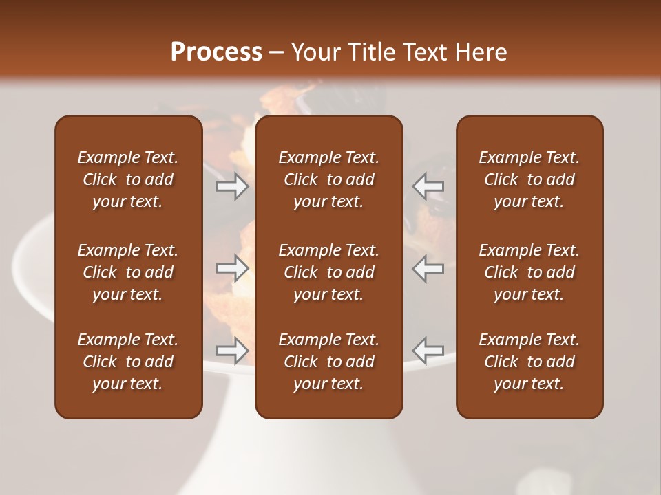 A Plate Of Pastries On A Table With Flowers PowerPoint Template