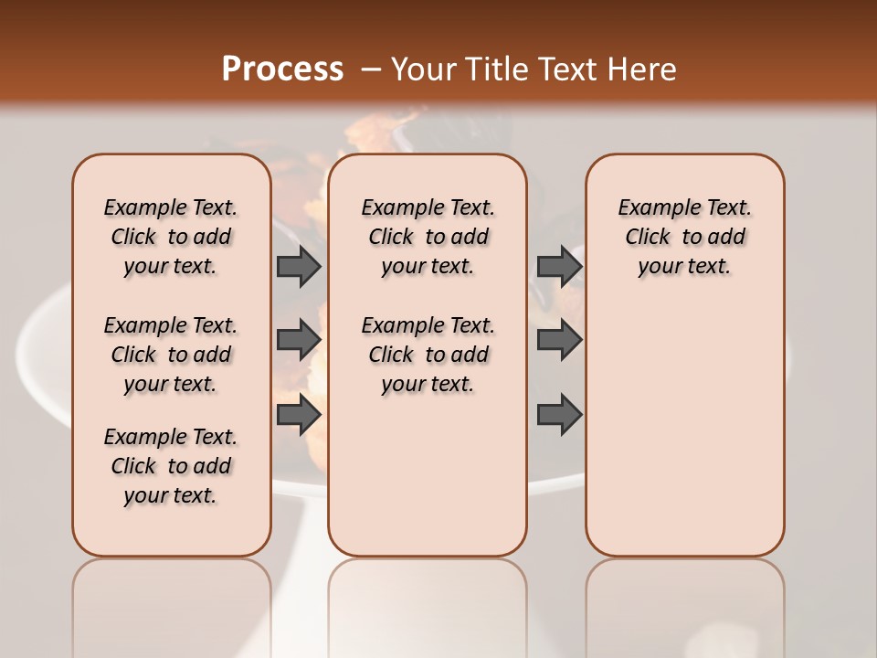 A Plate Of Pastries On A Table With Flowers PowerPoint Template