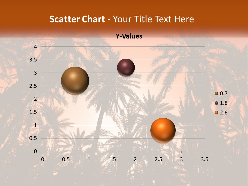 A Group Of Palm Trees With The Sun In The Background PowerPoint Template