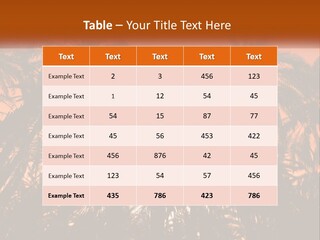 A Group Of Palm Trees With The Sun In The Background PowerPoint Template