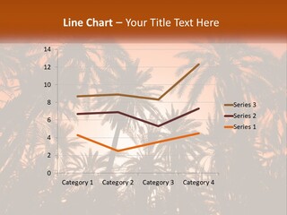 A Group Of Palm Trees With The Sun In The Background PowerPoint Template