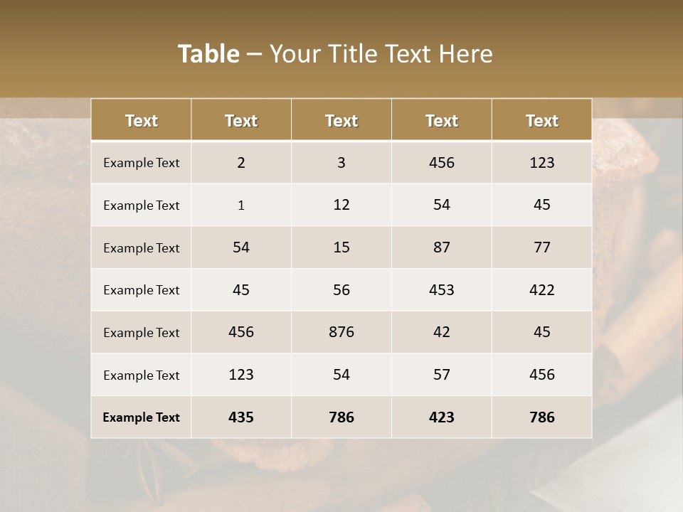 A Loaf Of Bread With Nuts On A Cutting Board PowerPoint Template