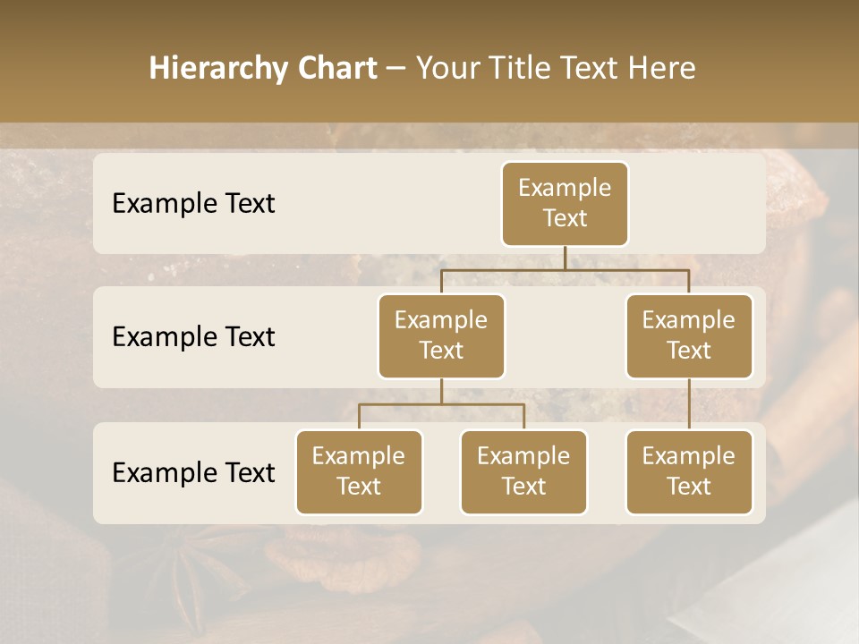 A Loaf Of Bread With Nuts On A Cutting Board PowerPoint Template