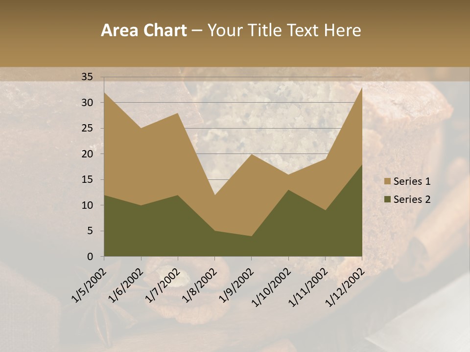 A Loaf Of Bread With Nuts On A Cutting Board PowerPoint Template