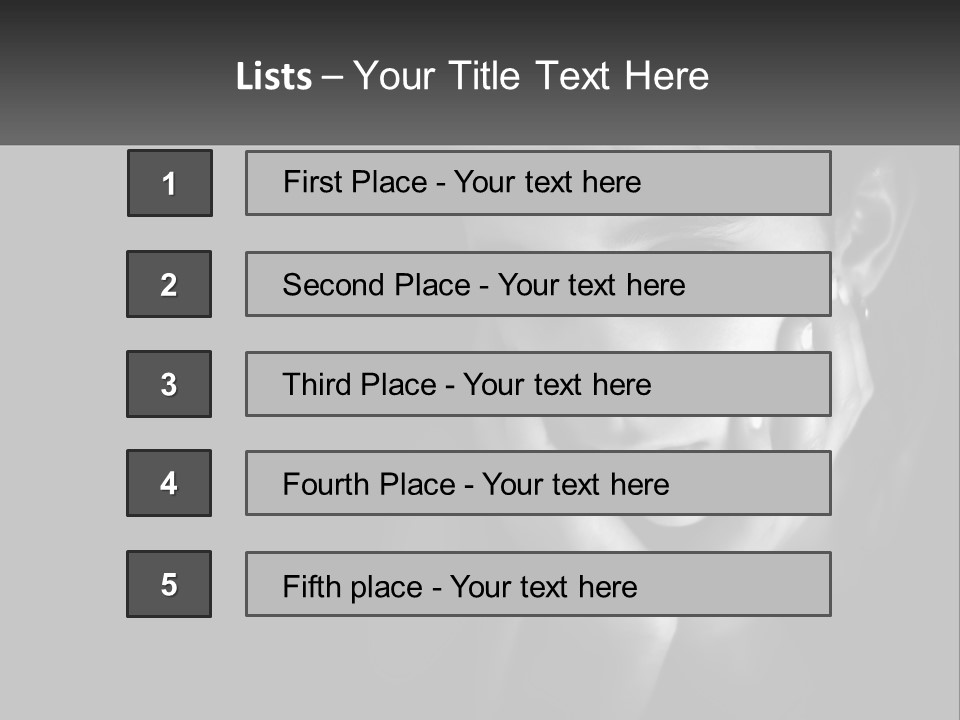 A Black And White Photo Of A Girl With Her Hands On Her Face PowerPoint Template