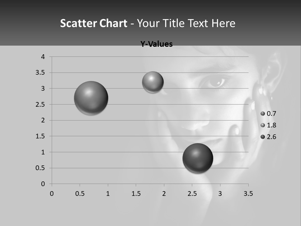 A Black And White Photo Of A Girl With Her Hands On Her Face PowerPoint Template