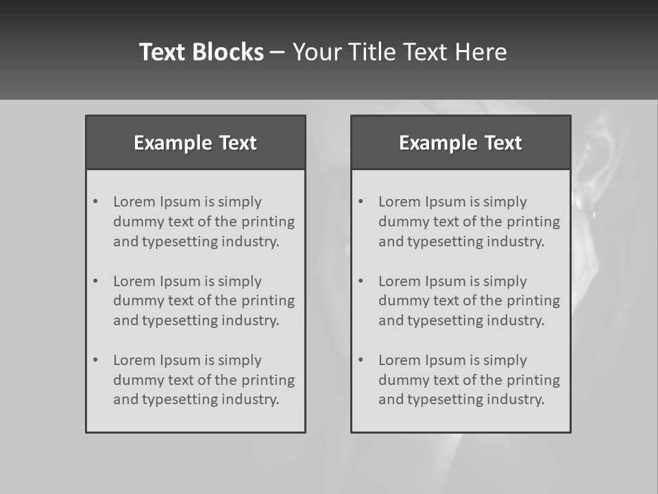 A Black And White Photo Of A Girl With Her Hands On Her Face PowerPoint Template