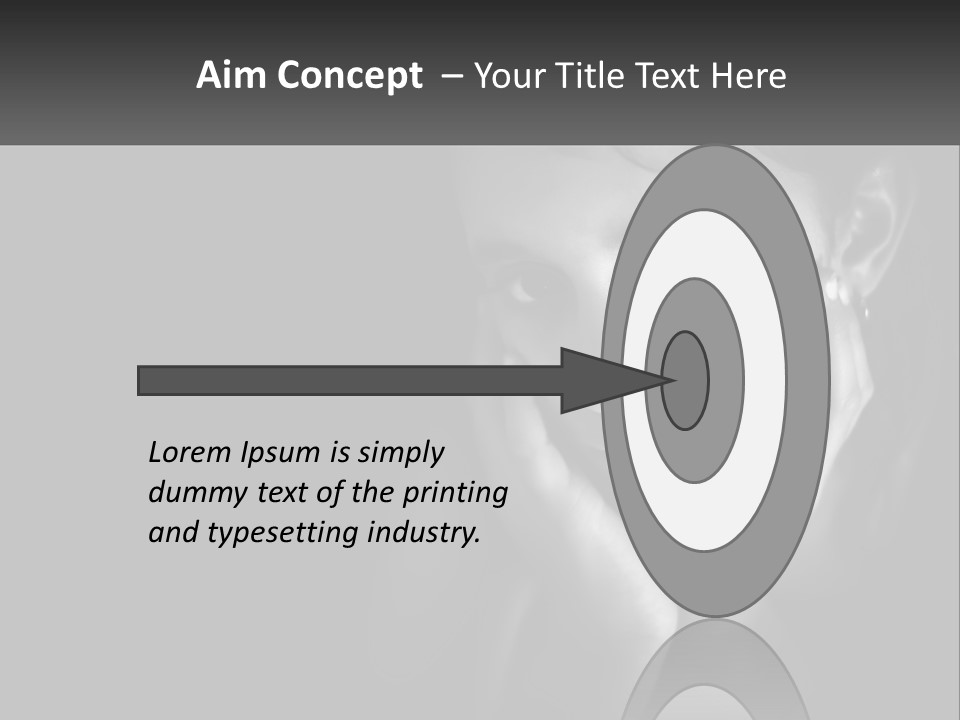 A Black And White Photo Of A Girl With Her Hands On Her Face PowerPoint Template