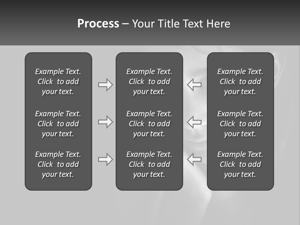 A Black And White Photo Of A Girl With Her Hands On Her Face PowerPoint Template