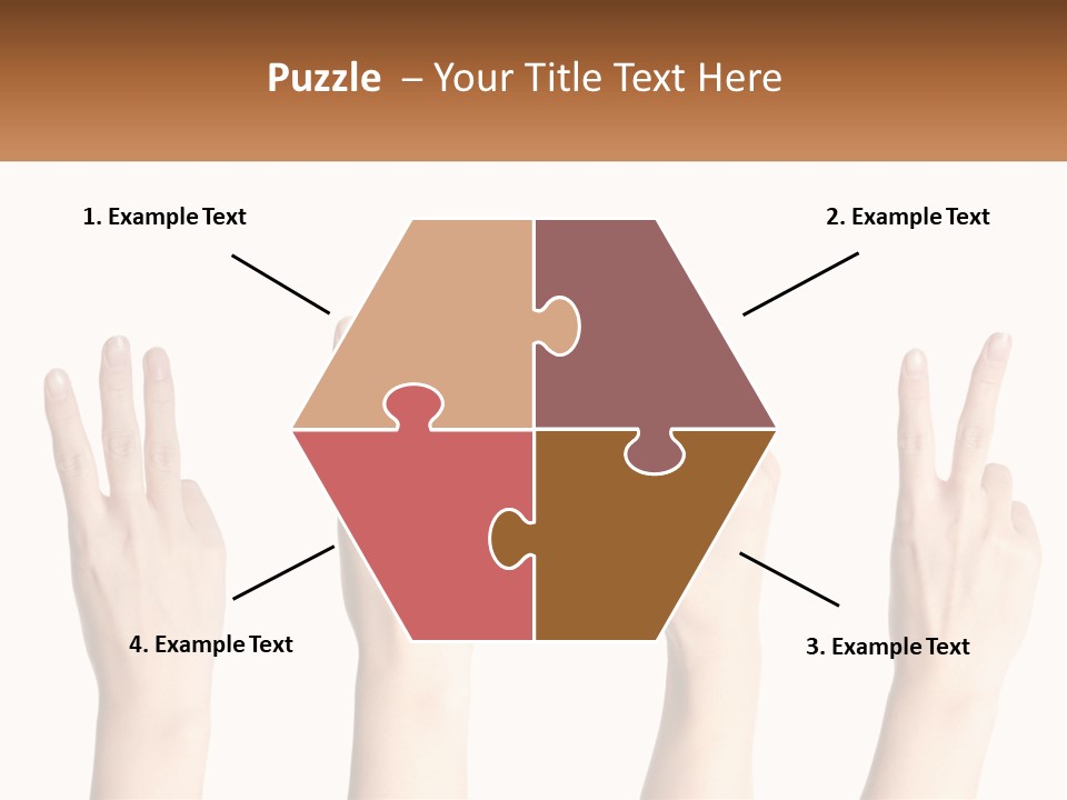 A Group Of Hand Gestures With A White Background PowerPoint Template