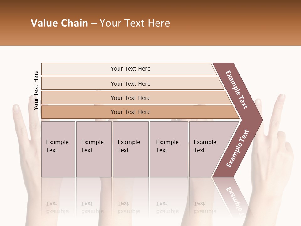 A Group Of Hand Gestures With A White Background PowerPoint Template