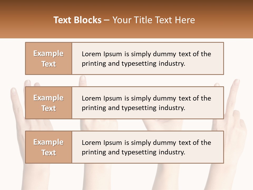 A Group Of Hand Gestures With A White Background PowerPoint Template