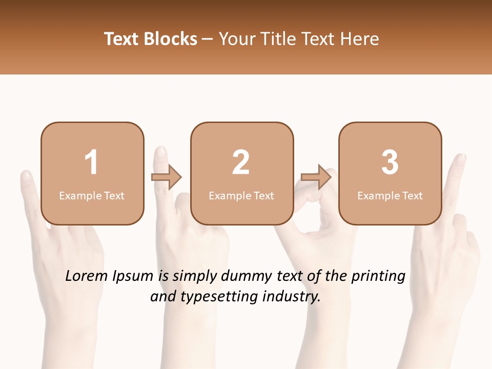 A Group Of Hand Gestures With A White Background PowerPoint Template