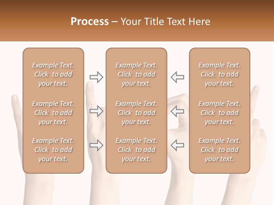 A Group Of Hand Gestures With A White Background PowerPoint Template